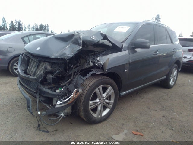 2012 MERCEDES-BENZ M-CLASS ML 350 BLUETEC VIN: 4JGDA2EB4CA054867