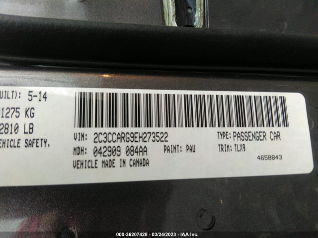 2C3CCARG9EH273522 Chrysler 300