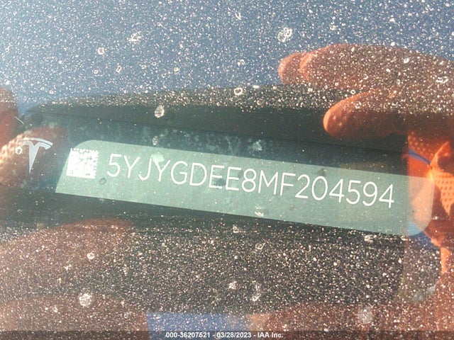 Tesla Model Y Long Range 2021 5YJYGDEE8MF204594 Image 9