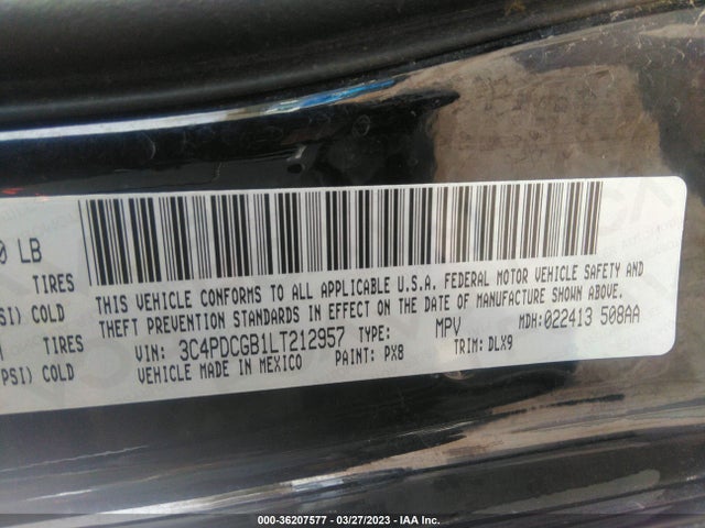 Dodge Journey Crossroad 2020 3C4PDCGB1LT212957 Image 9