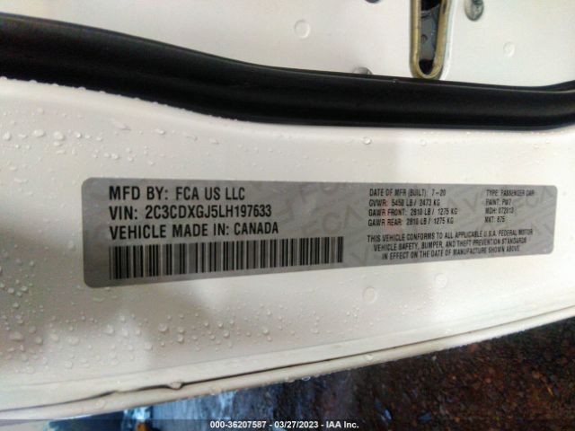 2C3CDXGJ5LH197633 Dodge Charger Scat Pack