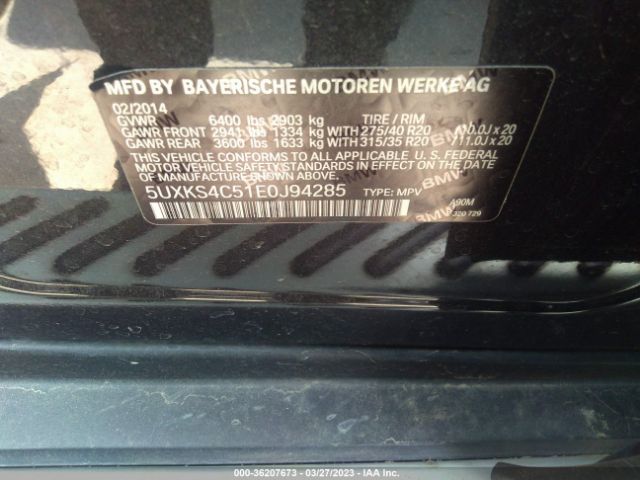 5UXKS4C51E0J94285 BMW X5 Xdrive35d