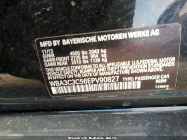 WBA3C3C56EPV90827 BMW 3 Series 320i Xdrive
