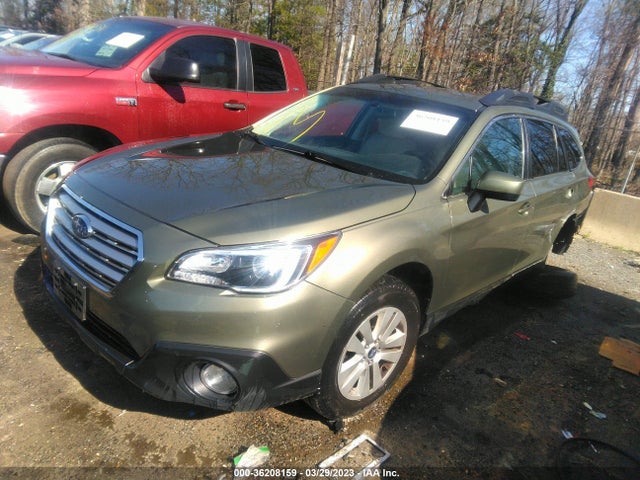 2016 SUBARU OUTBACK 2.5I PREMIUM VIN: 4S4BSACC0G3301550