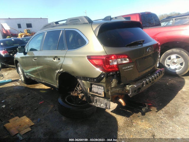 2016 SUBARU OUTBACK 2.5I PREMIUM VIN: 4S4BSACC0G3301550