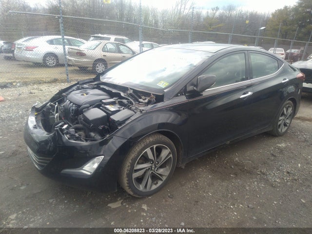 2014 HYUNDAI ELANTRA LIMITED VIN: 5NPDH4AEXEH464712