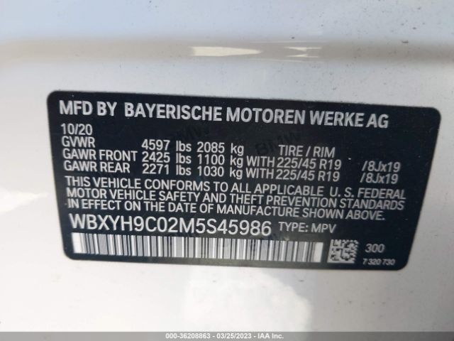 WBXYH9C02M5S45986 BMW X2 Sdrive28i
