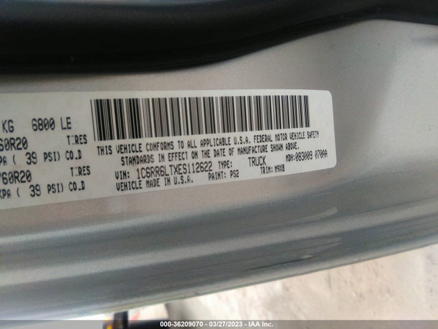 2014 RAM 1500 LONE STAR VIN: 1C6RR6LTXES112622