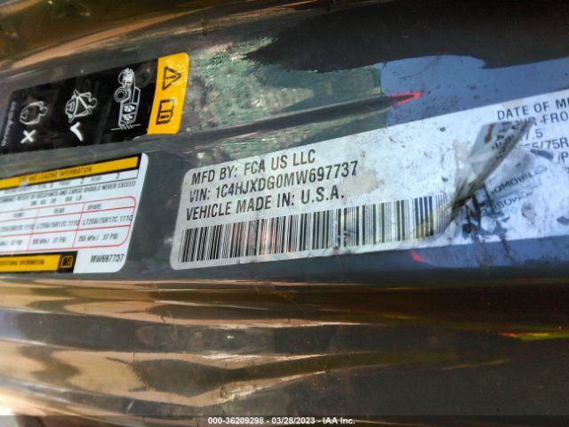1C4HJXDG0MW697737 Jeep Wrangler Unlimited Willys