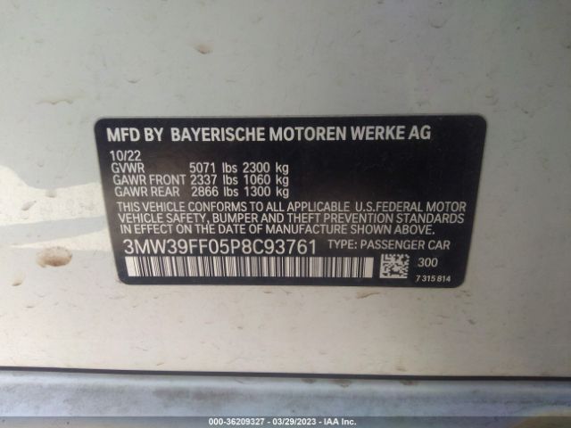 3MW39FF05P8C93761 BMW 3 Series 330e