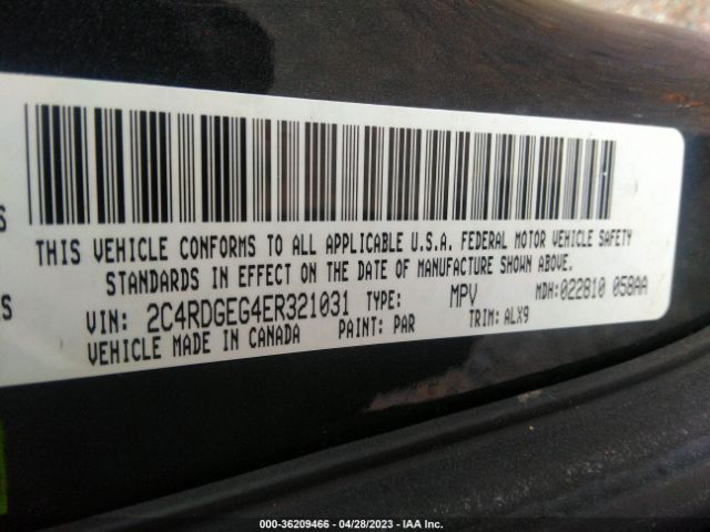 2C4RDGEG4ER321031 Dodge Grand Caravan R/t