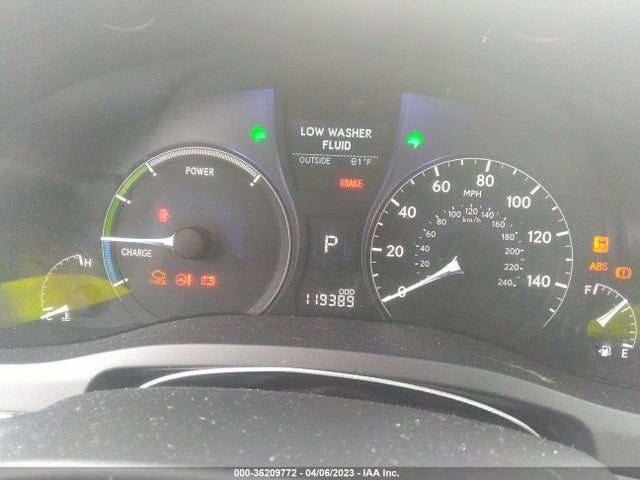 2010 LEXUS RX 450H VIN: JTJBC1BA6A2401826