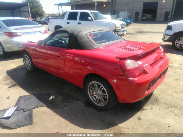 2001 TOYOTA MR2 SPYDER VIN: JTDFR320710038213