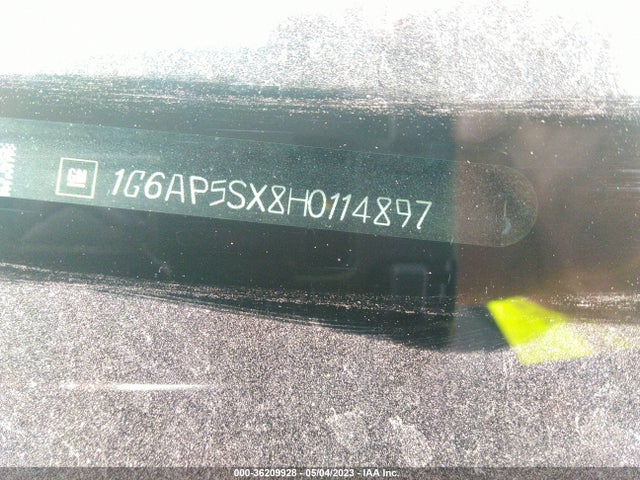 1G6AP5SX8H0114897 Cadillac Cts Sedan Rwd