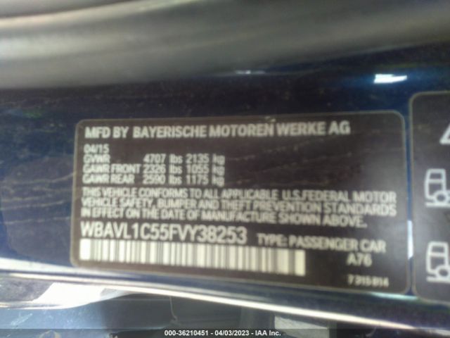 WBAVL1C55FVY38253 BMW X1 Xdrive28i