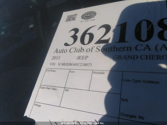 1C4RJEBG4FC218073 Jeep Grand Cherokee Limited