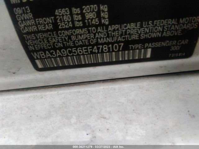 WBA3A9C56EF478107 BMW 3 Series 335i
