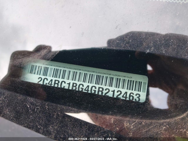 2C4RC1BG4GR212463 Chrysler Town & Country Touring
