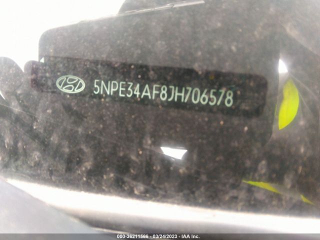 5NPE34AF8JH706578 Hyundai Sonata Sport+
