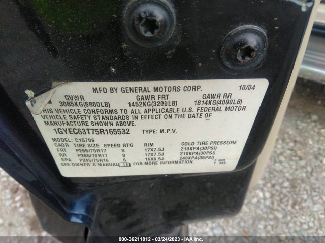 1GYEC63T75R165532 Cadillac Escalade