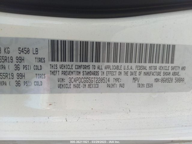 3C4PDCGG5GT220514 Dodge Journey Crossroad