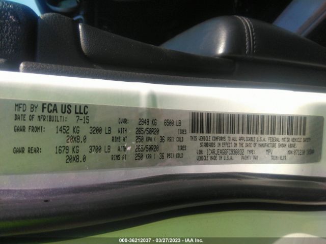 1C4RJEAG6FC936032 Jeep Grand Cherokee Altitude