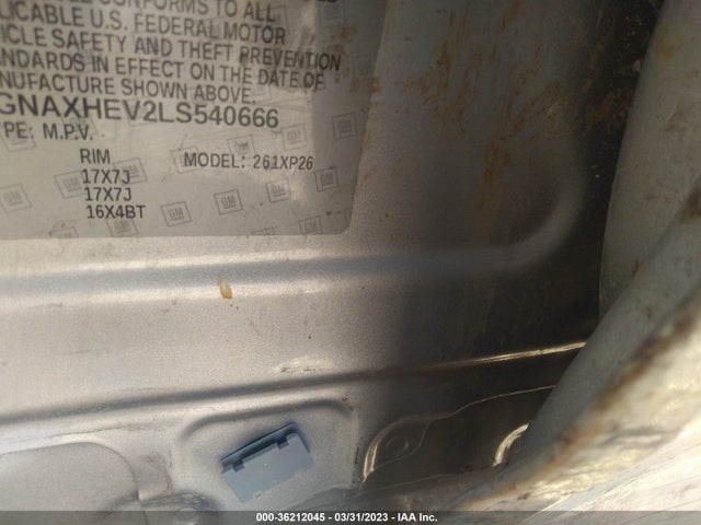Chevrolet EQUINOX LS 2020 3GNAXHEV2LS540666 Image 9