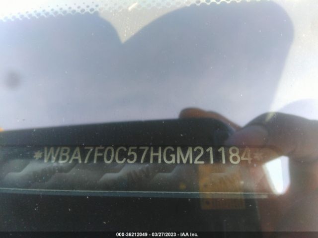 WBA7F0C57HGM21184 BMW 7 Series 750i