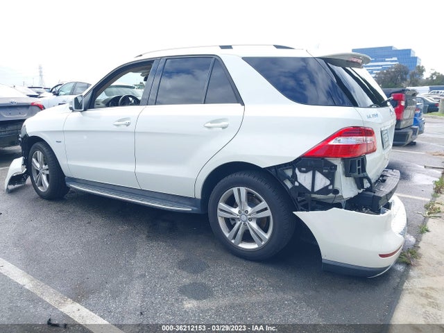 2012 MERCEDES-BENZ M-CLASS ML 350 VIN: 4JGDA5HB3CA001008