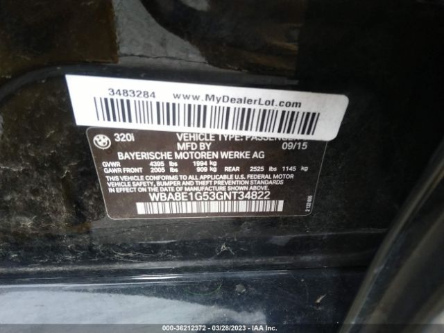 WBA8E1G53GNT34822 BMW 3 Series 320i