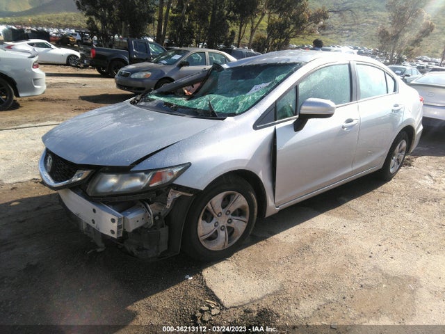 Honda Civic Sedan Lx 2015 2HGFB2F55FH537052 Image 2