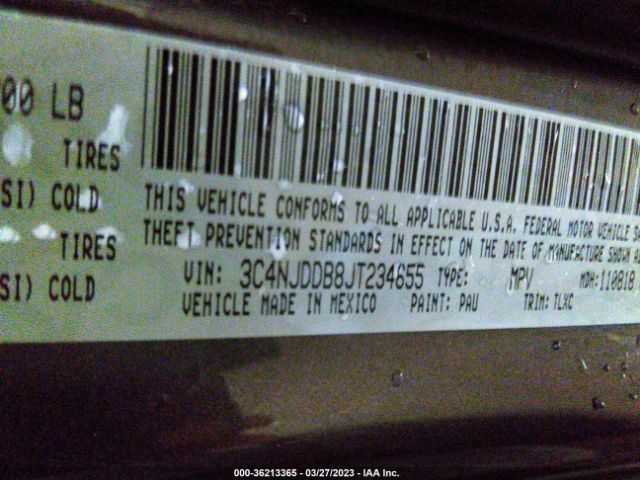 3C4NJDDB8JT234655 Jeep Compass Trailhawk