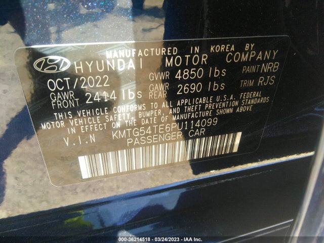 2023 Genesis G70, VIN: KMTG54TE6PU114099