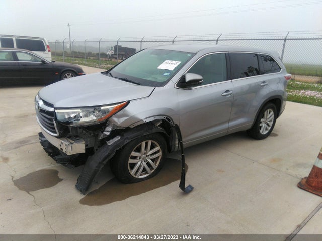 Toyota Highlander Le 2015 5TDZKRFHXFS068296 Image 2