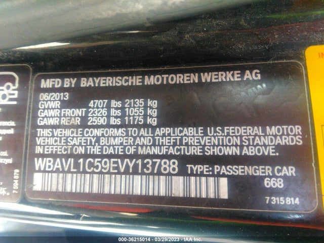 BMW X1 Xdrive28i 2014 WBAVL1C59EVY13788 Image 9