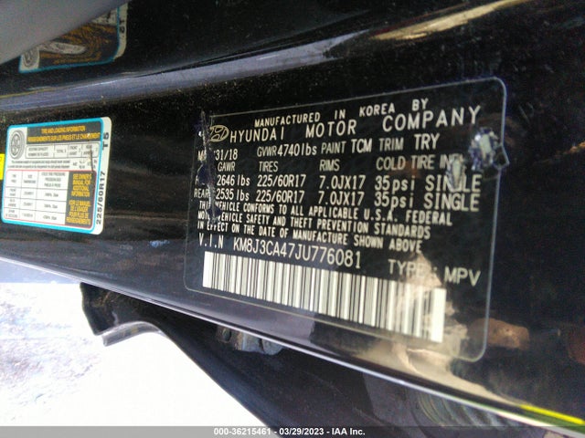Hyundai Tucson Sel Plus 2018 KM8J3CA47JU776081 Image 10