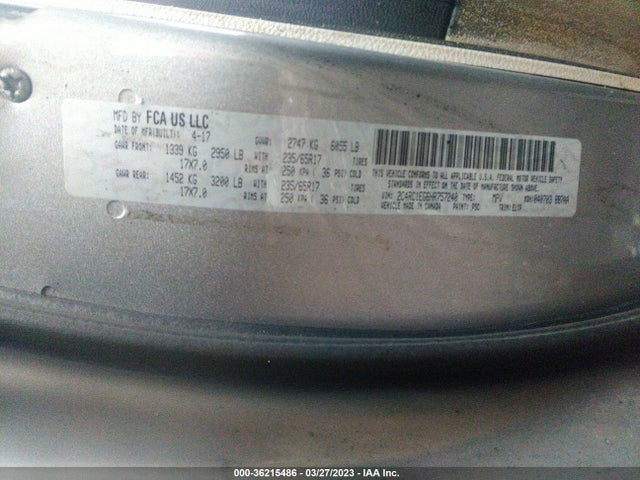 2C4RC1EG6HR757240 Chrysler Pacifica Touring-l Plus
