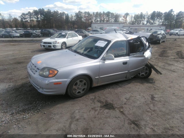 2004 HYUNDAI ACCENT GL VIN: KMHCG45C44U521848