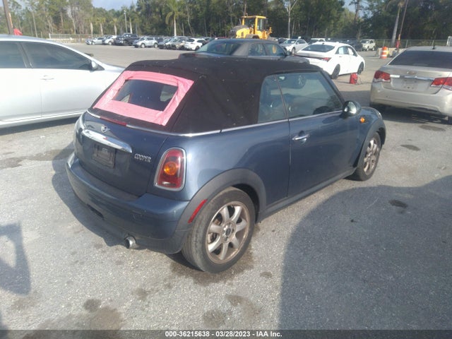 2010 MINI COOPER CONVERTIBLE VIN: WMWMR3C53ATU97526