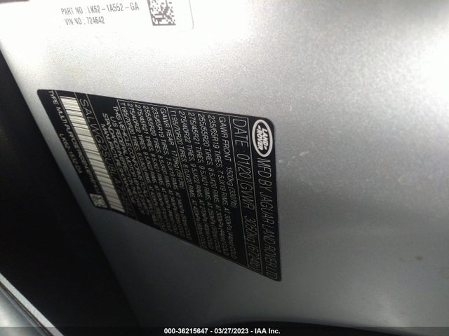 2020 Land Rover Range Rover Sport, VIN: SALWG2SU8LA724642