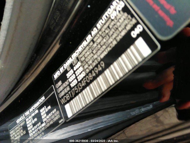 2004 MERCEDES-BENZ CLK-CLASS 5.0L VIN: WDBTJ75J34F084949