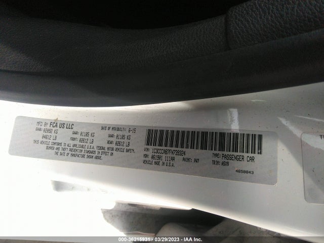 1C3CCCAB7FN739324 Chrysler 200 Limited