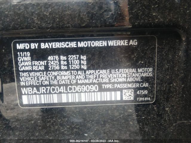 WBAJR7C04LCD69090 BMW 5 Series 530i Xdrive