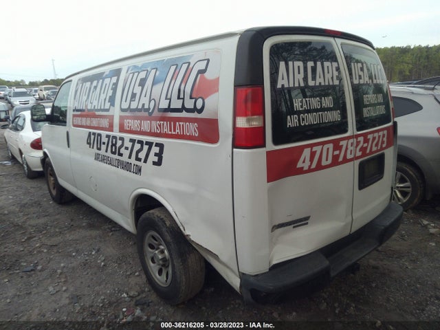2013 CHEVROLET EXPRESS CARGO VAN VIN: 1GCSGAFX1D1161357