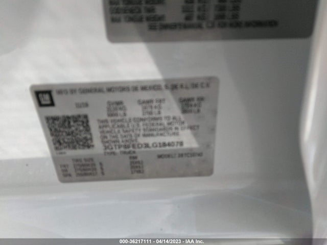 GMC Sierra 1500 Denali 2020 3GTP8FED3LG184078 Image 9