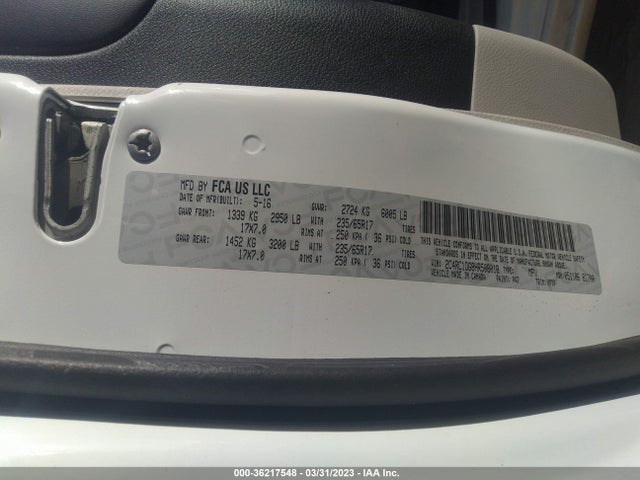 Chrysler Pacifica Touring 2017 2C4RC1DG8HR508018 Image 9