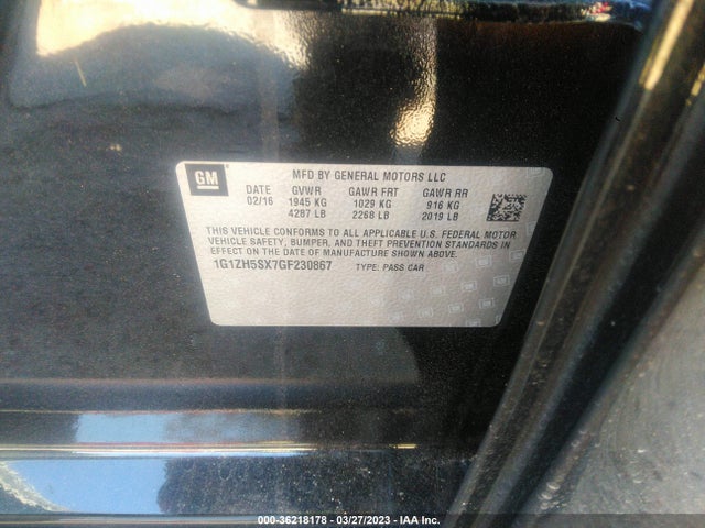 Chevrolet Malibu Premier 2016 1G1ZH5SX7GF230867 Image 10