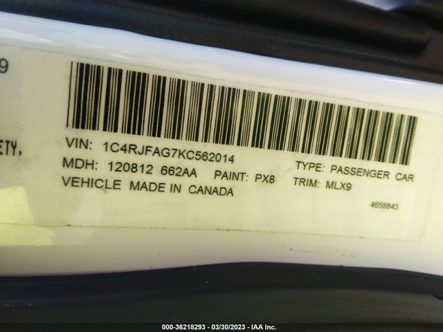 2017 JEEP GRAND CHEROKEE ALTITUDE VIN: 1C4RJFAG6HC924911