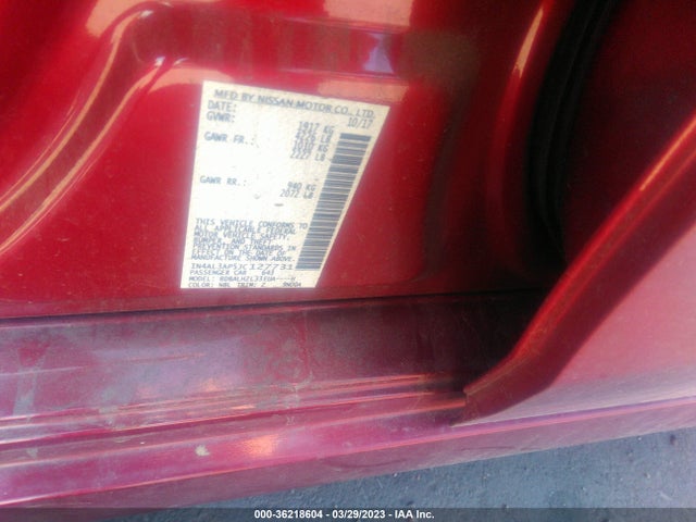 Nissan Altima 2.5 Sr 2018 1N4AL3AP5JC127731 Image 9