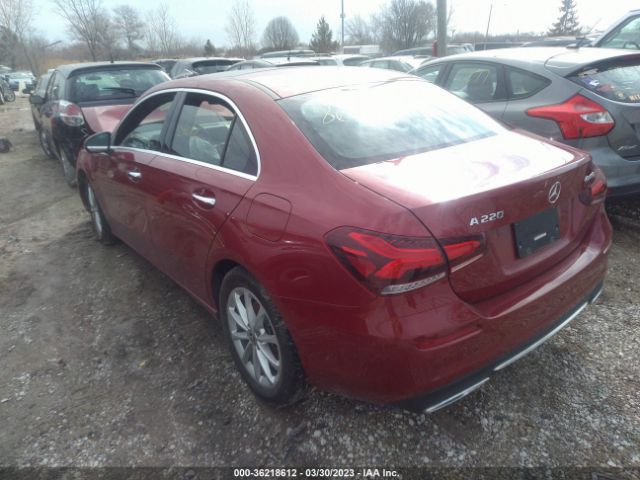 W1K3G4FBXMJ270111 Mercedes-Benz A-class A 220